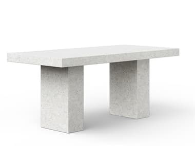 Urbia Outdoor Mixx Ivory Terrazzo Concrete Rectangular Counter Table UROVGSELCOR7CNTRIVTZ1