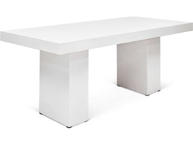 Urbia Outdoor Mixx Elcor Ivory Concrete 82" Wide Rectangular Bar Table UROVGSELCOR7WBAR