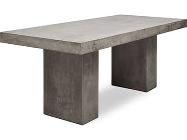Urbia Outdoor Mixx Elcor Dark Grey Concrete 95&quot; Wide Rectangular Counter Table UROVGSELCOR8CNTR