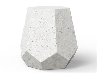 Urbia Outdoor Mixx Ivory Terrazzo Concrete Bar Stool UROVGSFACETSTOOLIVTZ1