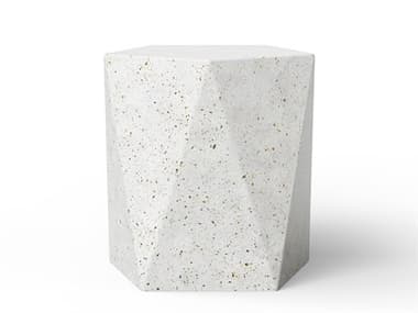 Urbia Outdoor Mixx Ivory Terrazzo Concrete Bar Stool UROVGSKELSTOOLIVTZ1