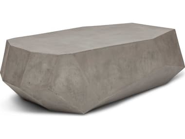 Urbia Outdoor Mixx Dark Grey 56'' Wide Concrete Octagon Coffee Table UROVGSKRISCT56