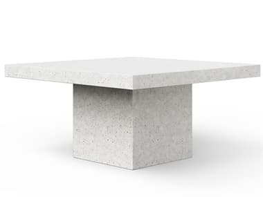 Urbia Outdoor Mixx Ivory Terrazzo Concrete Square Dining Table UROVGSUNADT59IVTZ1