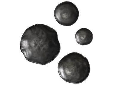 Uttermost Lucky Coins Nickel Metal Wall Art Set of 4 UT04344