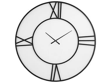 Uttermost Reema Matte Black Wall Clock UT06461