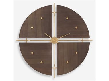 Uttermost Walnut Elegance Wall Clock UT06465