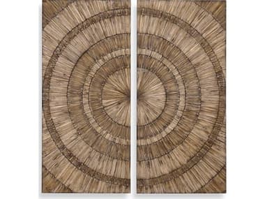 Uttermost Lanciano Wood Wall Art Set of 2 UT07636
