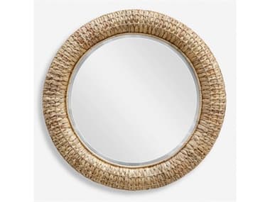 Uttermost Twisted Seagrass Natural Round Wall Mirror UT08179
