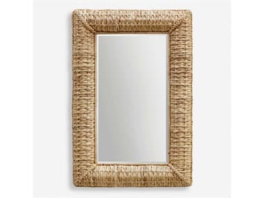 Uttermost Twisted Seagrass Natural Rectangular Wall Mirror UT08180