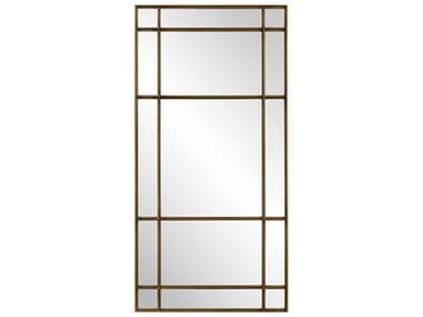 Uttermost Spurgeon Antiqued Gold Rectangular Floor Mirror UT08182