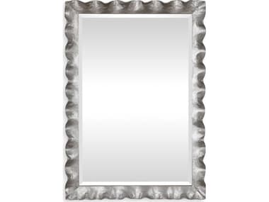 Uttermost Haya Silver Leaf Rectangular Wall Mirror UT09571