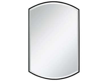 Uttermost Shield Satin Black 24''W x 38''H Wall Mirror UT09705