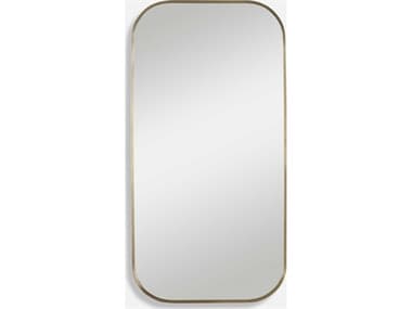 Uttermost Taft Antique Brass Rectangular Wall Mirror UT09718
