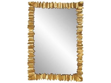 Uttermost Lev Antique Gold 34''W x 49''H Rectangular Wall Mirror UT09825