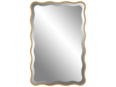 Uttermost Aneta Gold 24''W x 36''H Rectangular Wall Mirror UT09827