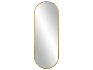 Uttermost Varina Gold 22''W x 60''H Oval Wall Mirror UT09844
