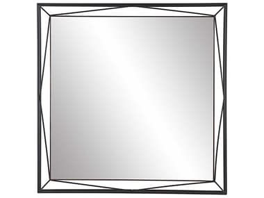 Uttermost Entangled Satin Black 36'' Square Wall Mirror UT09868