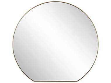Uttermost Cabell Brushed Brass 30'' Round Wall Mirror UT09922