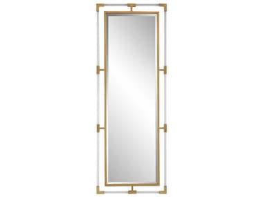 Uttermost Balkan Metallic Gold Leaf 27'' Rectangular Wall Mirror UT09926