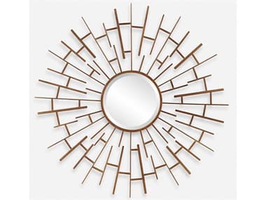 Uttermost Tangled Golden Bronze Round Wall Mirror UT09995