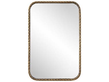 Uttermost A Little Knotty Aged Bronze Rectangular Wall Mirror UT09996