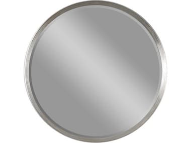 Uttermost Serenza Round Silver Gray Wall Mirror UT14547