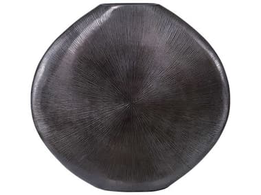 Uttermost Gretchen Black Nickel Vase UT18001
