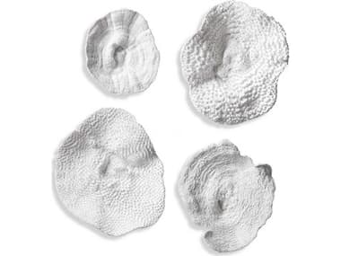 Uttermost Sea Coral Antique White Wall Art Set of 4 UT20170
