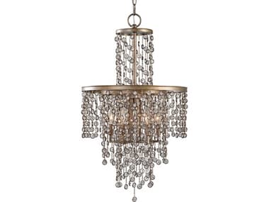 Uttermost 6-Light Silver Swedish Iron Crystal Candelabra Chandelier UT21288