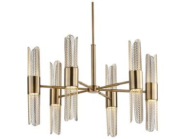 Uttermost Cret 12-Light Oxidized Brass Chandelier UT21391