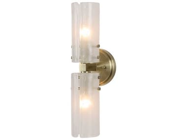 Uttermost Mistie 2-Light Antique Brass Wall Sconce UT22588