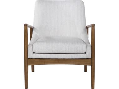 Uttermost Bev White Fabric Accent Chair UT23519