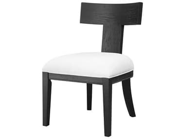 Uttermost Idris 20" Black Fabric Accent Chair UT23533