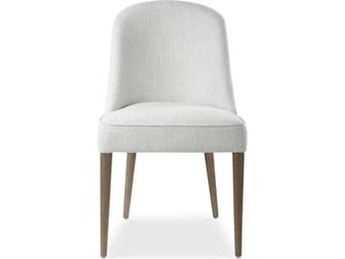 Uttermost Brie Rubberwood White Upholstered Side Dining Chair Set of 2 UT235582