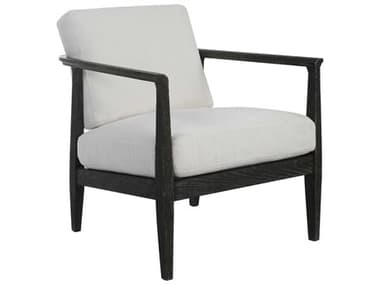 Uttermost Brunei 30" White Fabric Accent Chair UT23696