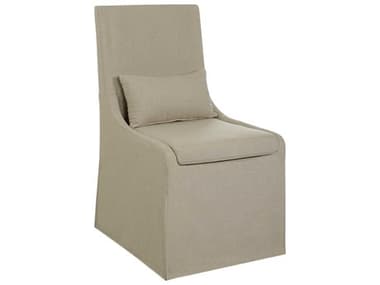 Uttermost Coley Tan Linen Side Dining Chair UT23727