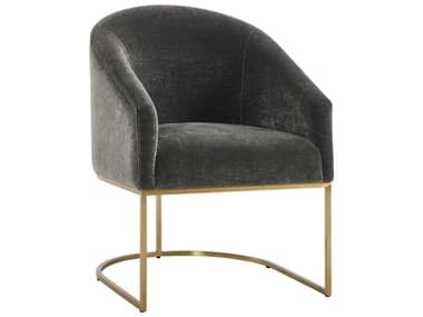 Uttermost Hanni Gray Upholstered Arm Dining Chair UT23926