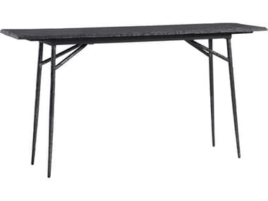 Uttermost Kaduna Textured Black / Aged 60'' Wide Rectangular Console Table UT24953