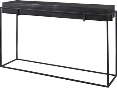 Uttermost Telone Dark Oxidized Black 55'' Wide Rectangular Console Table UT25110