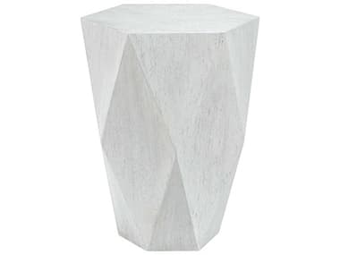 Uttermost Volker 18" Wood White Ceruse End Table UT25164