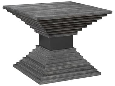 Uttermost Andes Square Wood Gray End Table UT25288