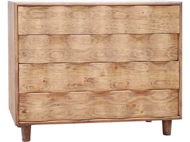 Uttermost Crawford Natural Light Oak Rustic Stain Wood Accent Chest UT25337