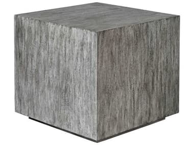 Uttermost Kareem Warm Metallic Gray 24'' Wide Square End Table UT25442