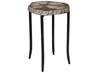 Uttermost Stiles Natural Suar / Aged Iron 18'' Wide End Table UT25486