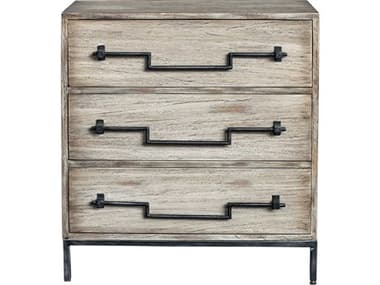 Uttermost Jory Aged Ivory White Mango Wood Accent Chest UT25810