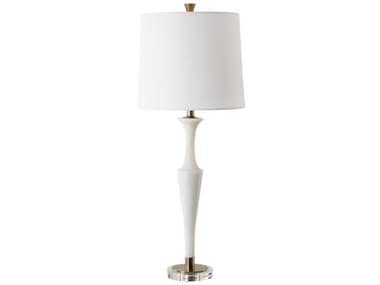 Uttermost Colette Ivory Round Hardback White Buffet Lamp UT303431