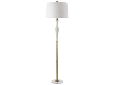 Uttermost Colette Ivory Round Hardback White Floor Lamp UT303441