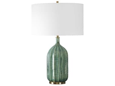 Uttermost Bixby Hunter Green Drum with Liner Buffet Lamp UT303781