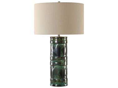 Uttermost Loch Peacock Green Slate Buffet Lamp UT30396