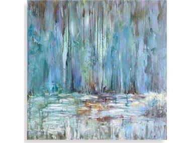 Uttermost Blue Waterfall Wall Art UT32240